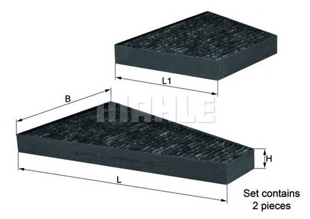 Filtr kabiny LAK225S MAHLE