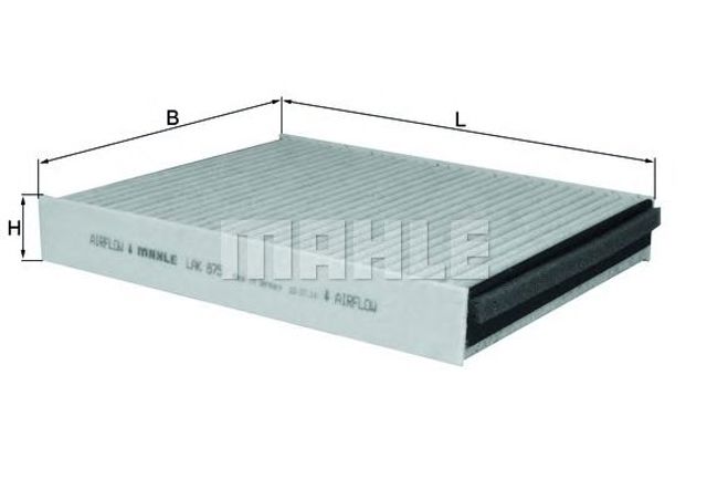 Filtr kabiny LAK875 MAHLE