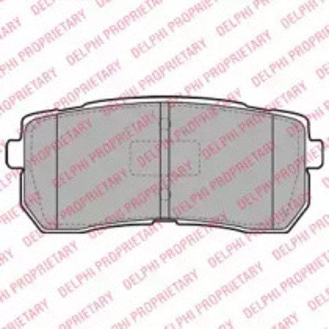 Okładziny (klocki) do hamulców tarczowych tylne LP2095 DELPHI
