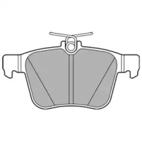 Okładziny (klocki) do hamulców tarczowych tylne LP2697 DELPHI