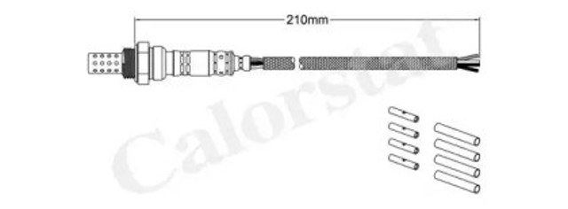 Sonda lambda, czujnik tlenu LS040041 Vernet