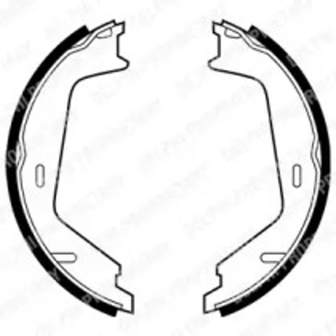 Klocki hamulca ręcznego LS1884 DELPHI