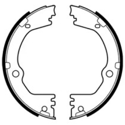 Klocki hamulca ręcznego LS2090 DELPHI