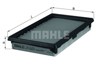 Filtr powietrza LX1631 MAHLE