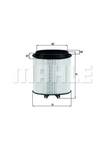 Filtr powietrza LX2974 MAHLE
