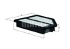 Filtr powietrza LX3007 MAHLE
