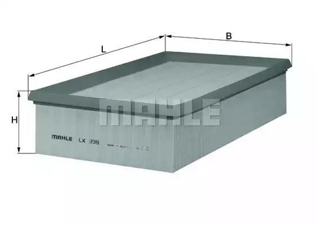Filtr powietrza LX339 MAHLE