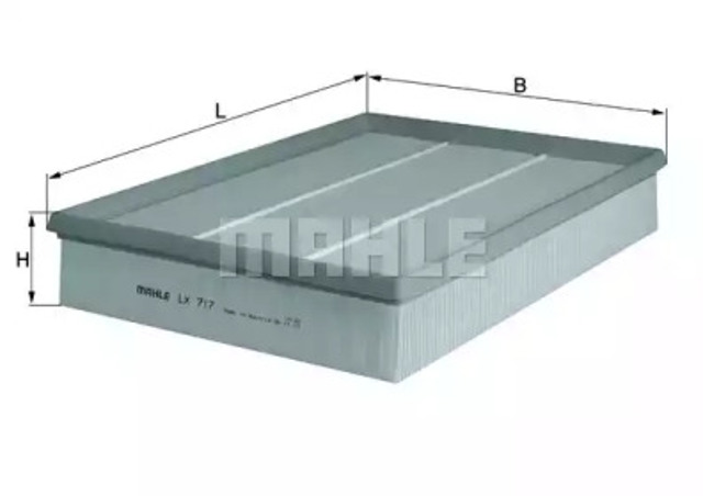Filtr powietrza LX717 MAHLE