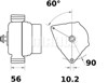 Alternator MG52 MAHLE