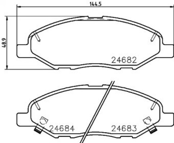 Klocki hamulcowe Nissan Versa