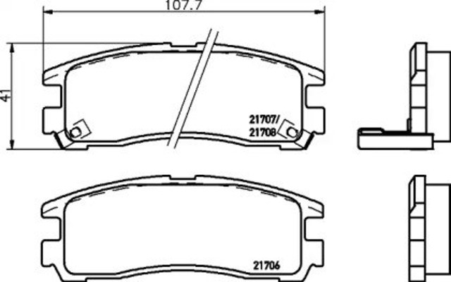 Klocki hamulcowe Mitsubishi Sigma