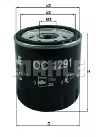 OC1291 Mahle Original