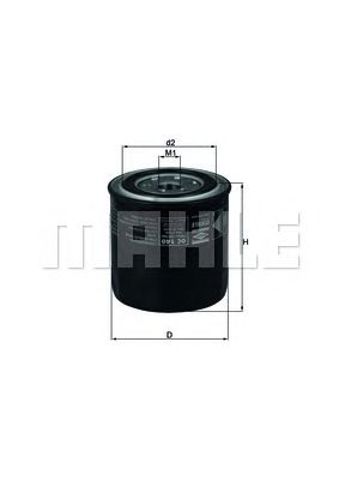 Filtr oleju OC140 MAHLE