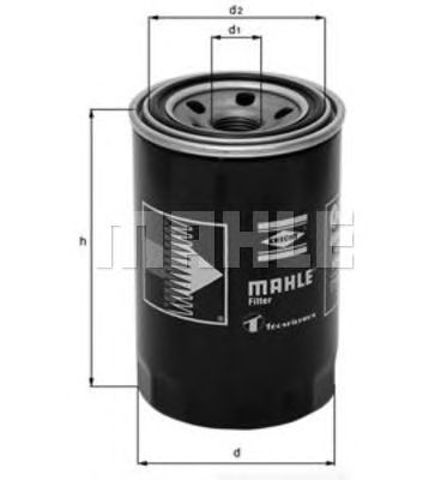 Filtr oleju OC2176 MAHLE