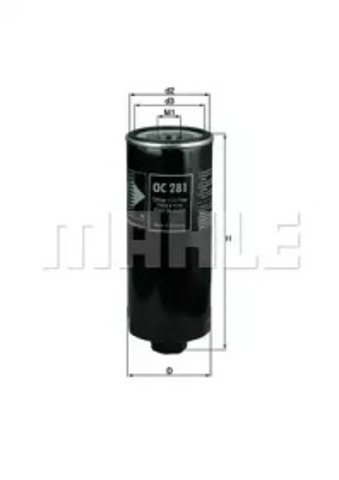 Filtr oleju OC281 MAHLE