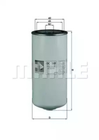 Filtr oleju OC289 MAHLE