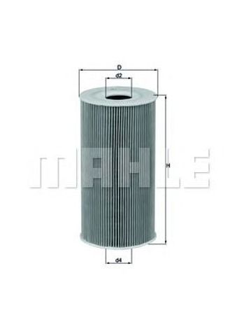 Filtr oleju OX126D MAHLE