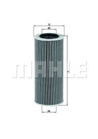 Filtr oleju OX1773D MAHLE