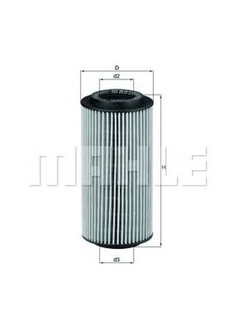 Filtr oleju OX179D MAHLE