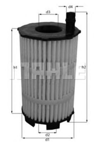 Filtr oleju OX3504D MAHLE