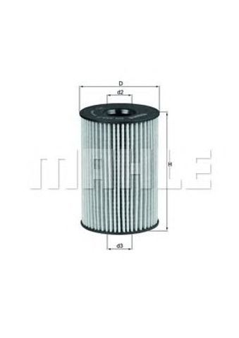 Filtr oleju OX3537D MAHLE