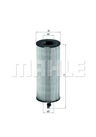 Filtr oleju OX3614D MAHLE