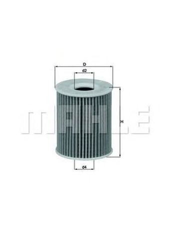 Filtr oleju OX422D MAHLE