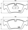 Klocki hamulcowe przednie tarczowe P06024 BREMBO