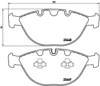 Klocki hamulcowe przednie tarczowe P06028 BREMBO