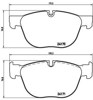 Klocki hamulcowe przednie tarczowe P06049 BREMBO