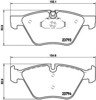 Klocki hamulcowe przednie tarczowe P06057 BREMBO