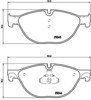 Klocki hamulcowe przednie tarczowe P06076 BREMBO