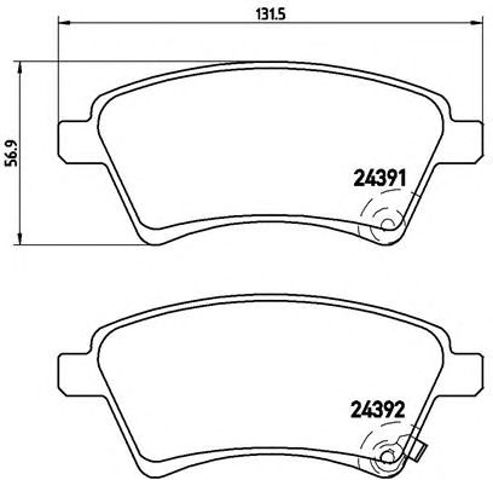 P23105 Brembo