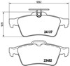 Okładziny (klocki) do hamulców tarczowych tylne P59042 BREMBO