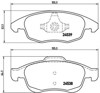 Klocki hamulcowe przednie tarczowe P61083 BREMBO