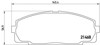 Klocki hamulcowe przednie tarczowe P83092 BREMBO