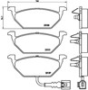 Klocki hamulcowe przednie tarczowe P85072 BREMBO