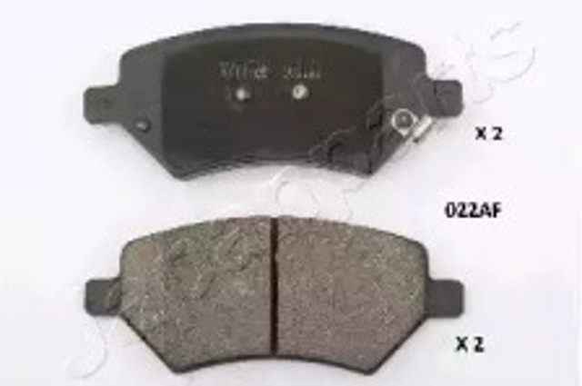 Klocki hamulcowe przednie tarczowe PA022AF JAPANPARTS