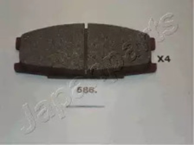 Klocki hamulcowe przednie tarczowe PA586AF JAPANPARTS
