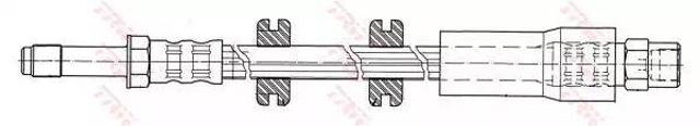 Przewód hamulcowy przedni PHB446 TRW