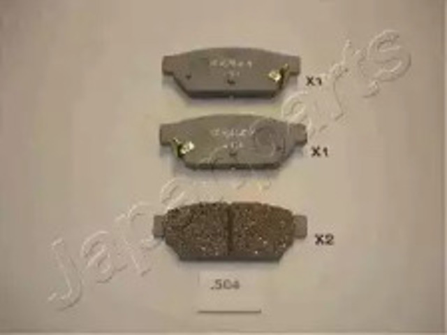 Okładziny (klocki) do hamulców tarczowych tylne PP504AF JAPANPARTS