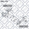 Silentblock tylnej belki Q0051103 Q-FIX
