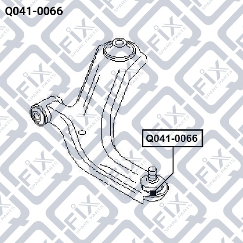 Sworzeń wahacza dolny Q0410066 Q-FIX