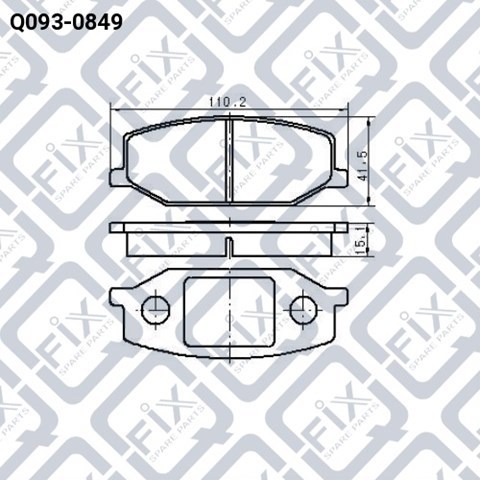 Klocki hamulcowe Suzuki Super Carry