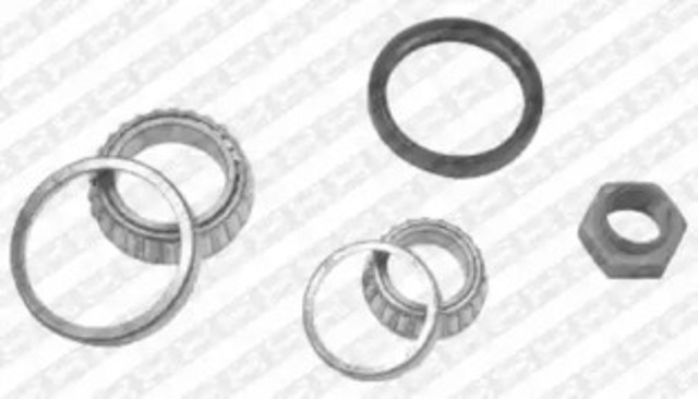 Łożysko piasty przedniej R15417 SNR