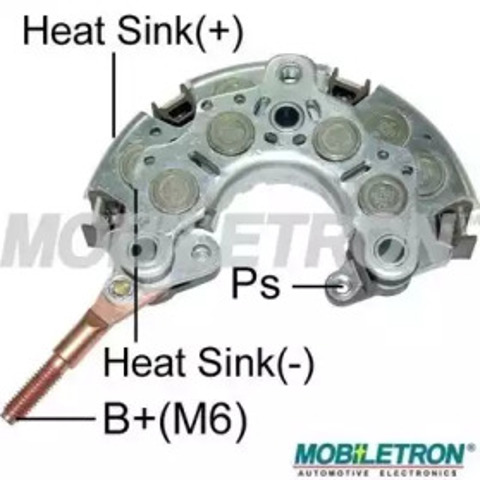 Mostek prostowniczy alternatora = Moster diodowy alternatora Toyota Hiace 4 H1, H2