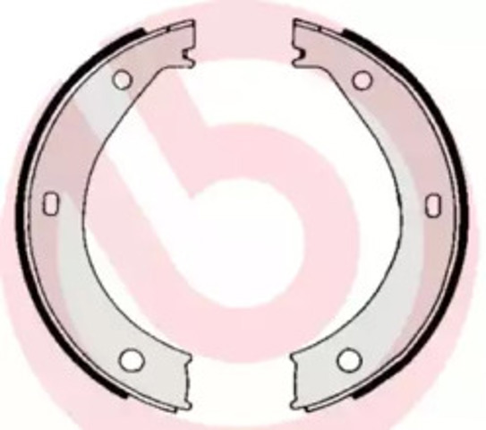 Klocki hamulca ręcznego S06503 BREMBO