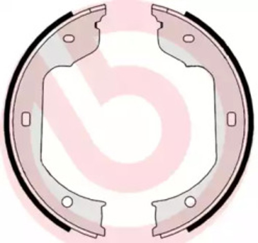 Klocki hamulca ręcznego S06511 BREMBO