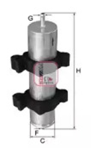 Filtr paliwa S1950B SOFIMA