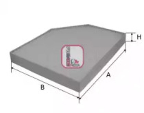 Filtr kabiny S3153C SOFIMA